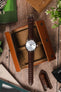 brown leather watch strap quick release 