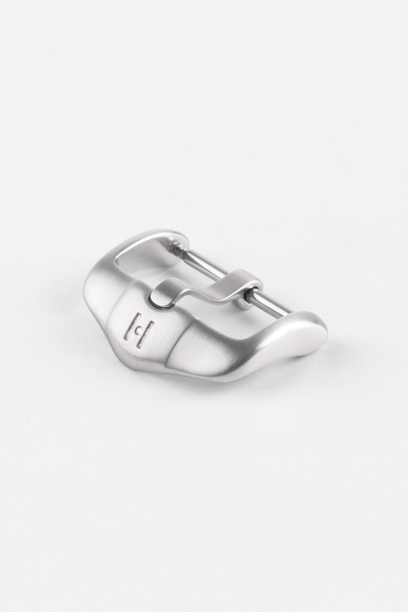 Hirsch H-Active Buckle in BRUSHED STEEL