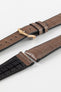 Hirsch IAN Louisiana Alligator Leather Performance Watch Strap - WARM GREY