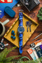 blue rubber watch strap