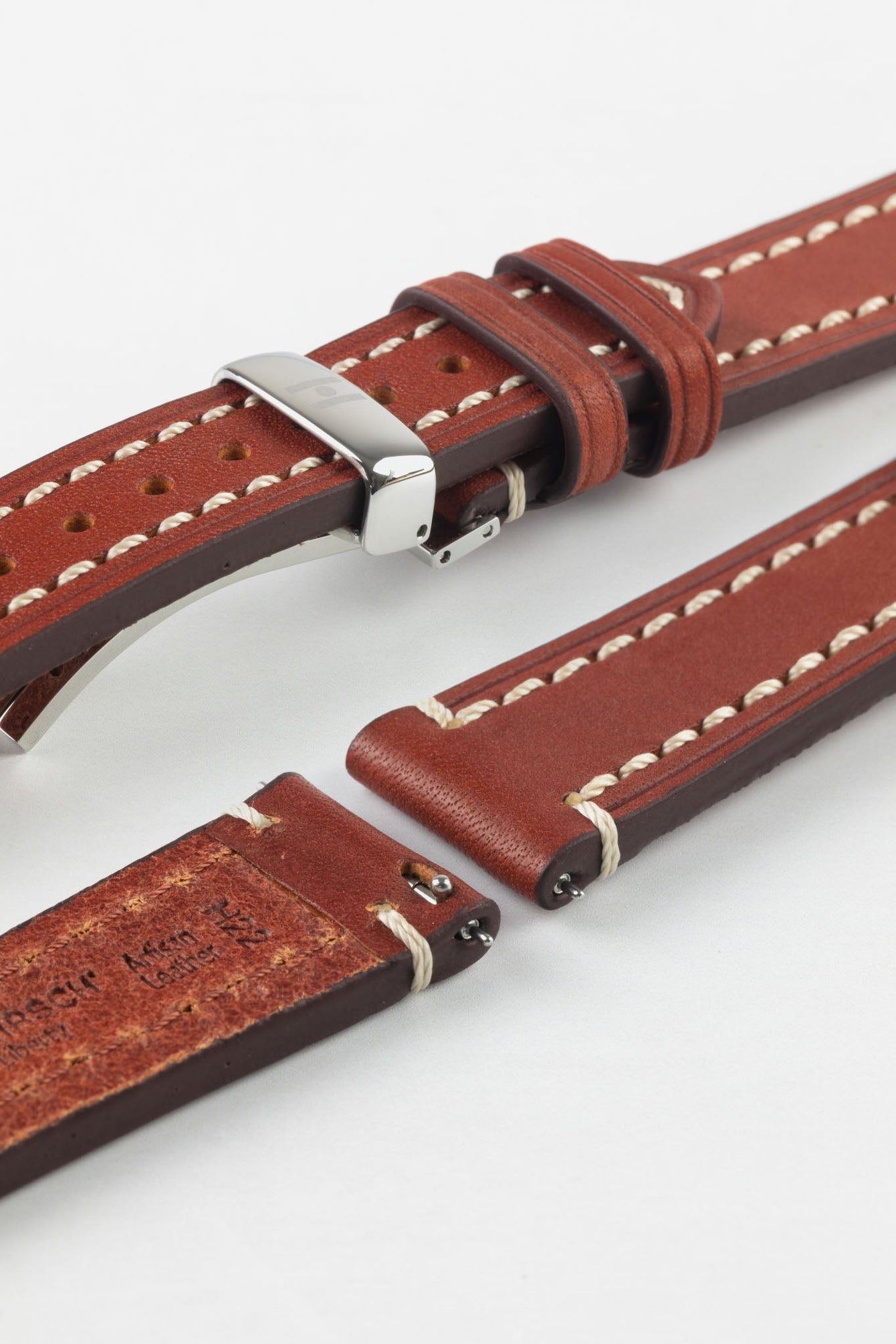 Hirsch Liberty Watch Strap in Golden Brown