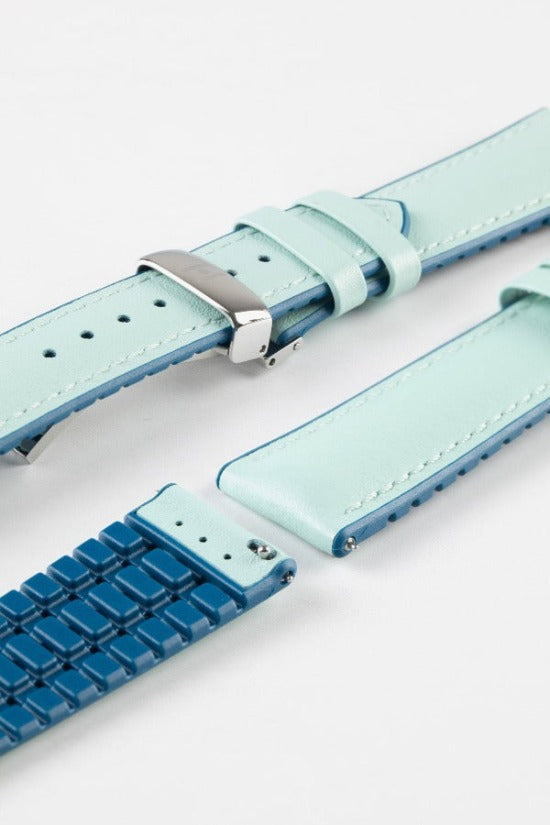 Blue strap ladies watch (buckle)