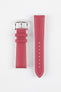 Hirsch LINDSEY Ladies Leather & Rubber Performance Watch Strap in PINK/ROSE