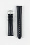 Hirsch LONDON Lizard Leather Watch Strap in BLACK