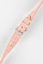 Hirsch LONDON Matt Alligator Leather Watch Strap in ROSA