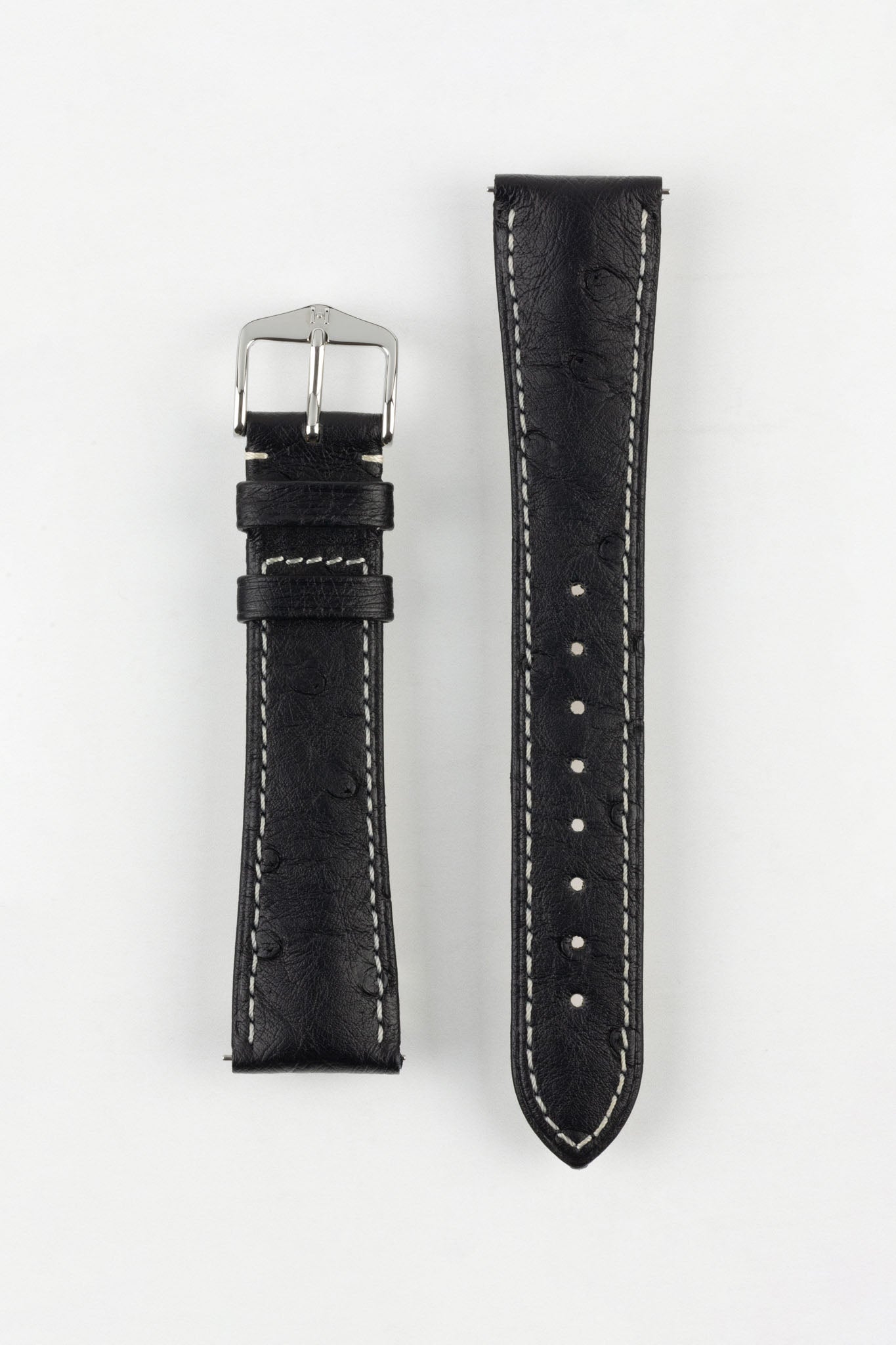 Ostrich leather watch strap sale