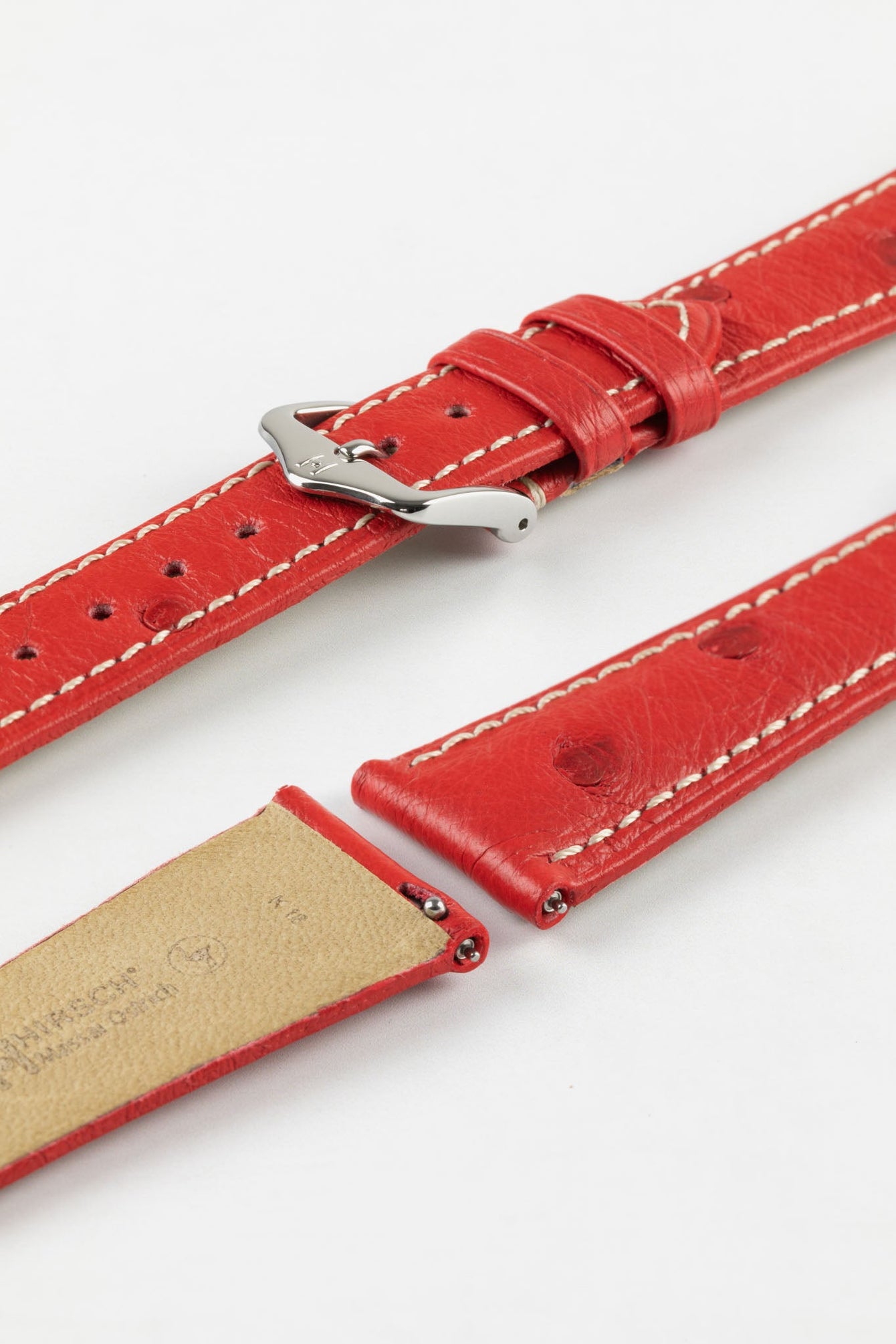 genuine ostrich watch strap 