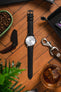 Hirsch MERINO Nappa Leather Watch Strap in BLACK