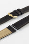 Hirsch MERINO Nappa Leather Watch Strap in BROWN