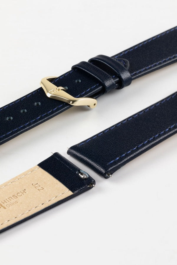 navy leather watch strap 