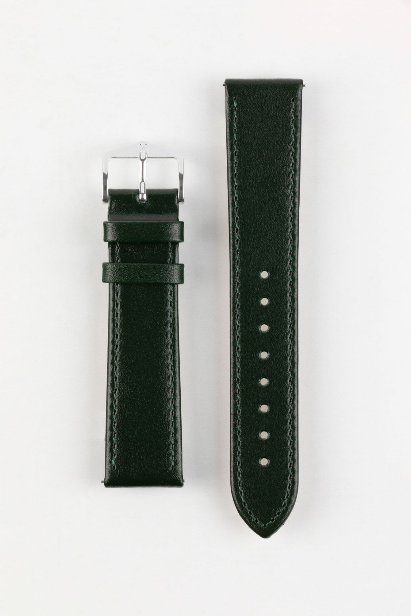 Hirsch OSIRIS Green Calf Leather Watch Strap