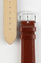 light brown leather watch strap