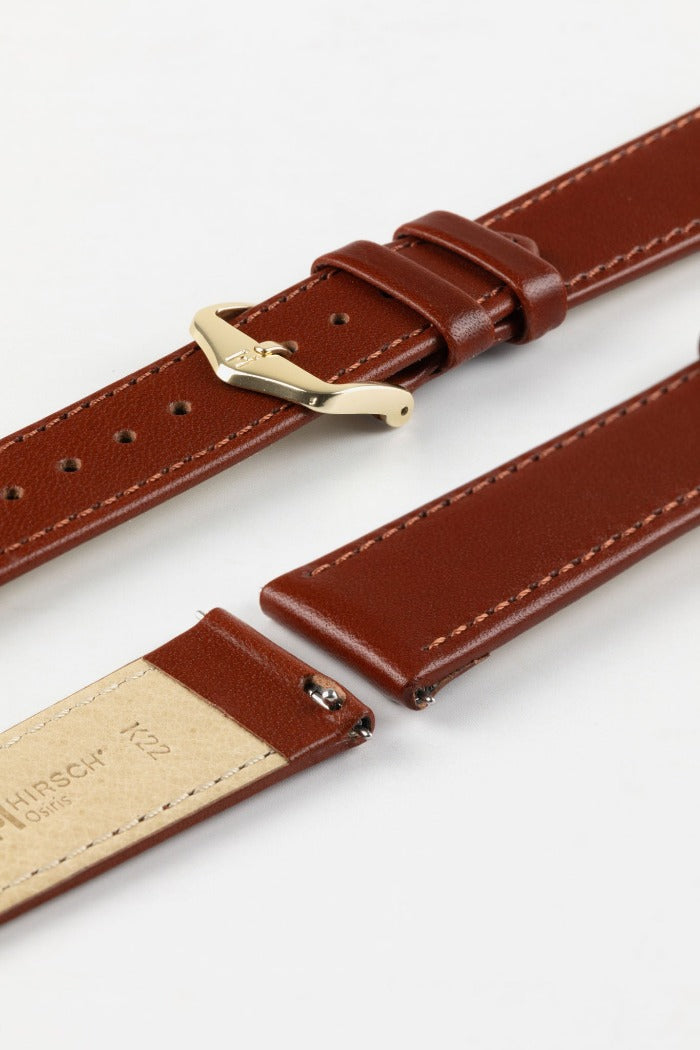 light brown leather watch strap