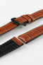 Hirsch PAUL Alligator Embossed Performance Watch Strap in HONEY