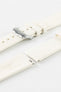 white rubber watch strap