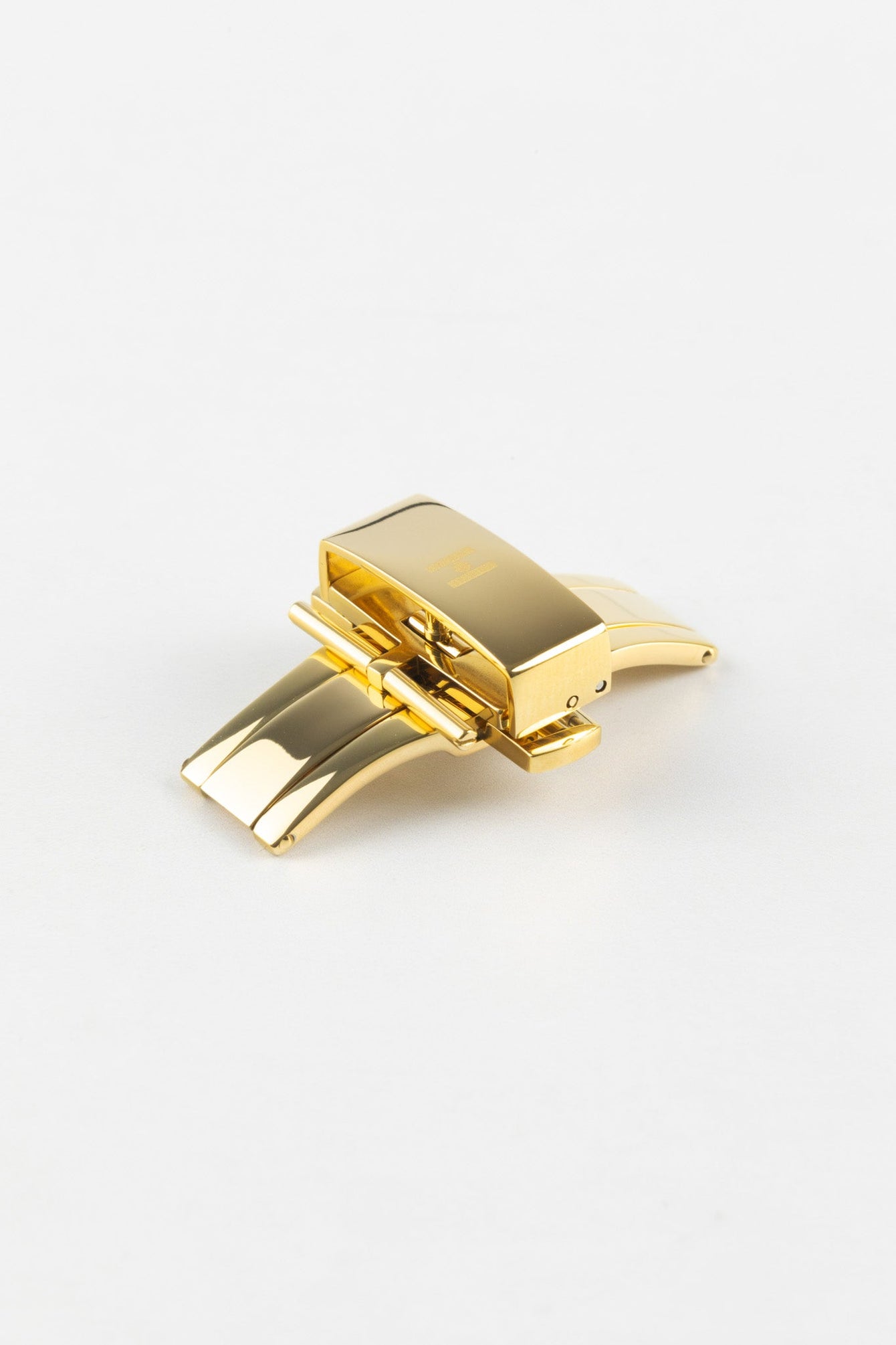 Hirsch PUSHER Deployment Clasp in GOLD