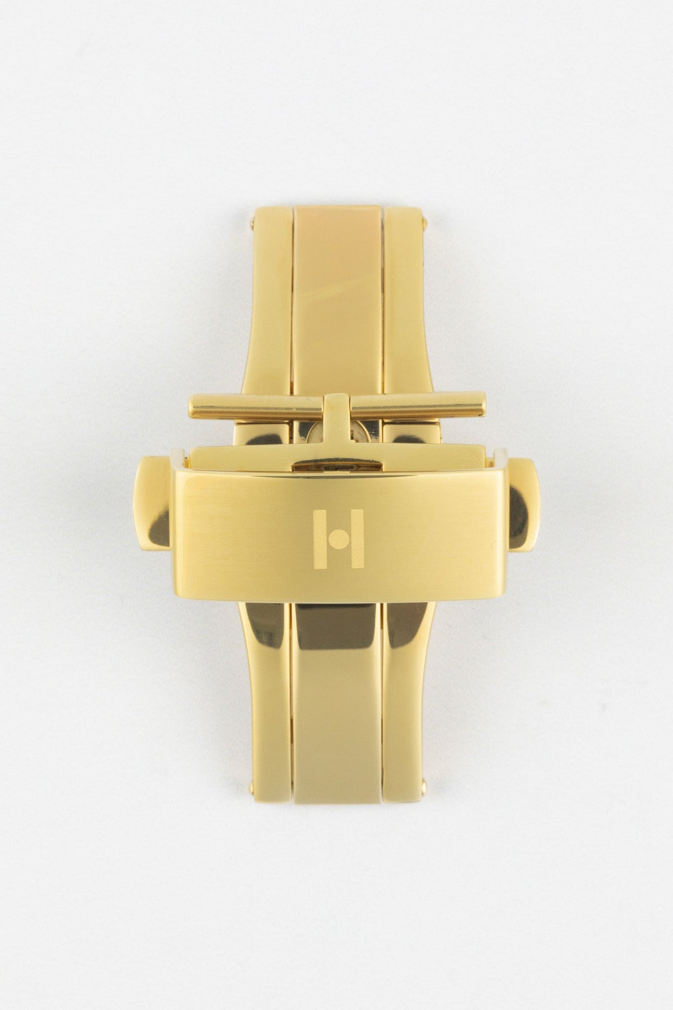 Hirsch PUSHER Deployment Clasp in GOLD