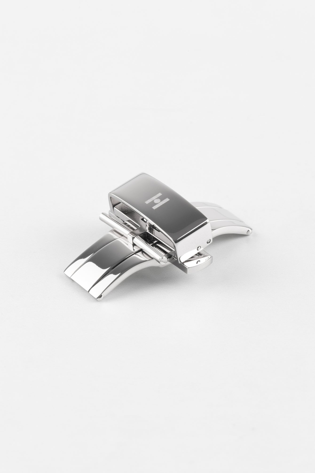 Hirsch PUSHER Deployment Clasp in SILVER