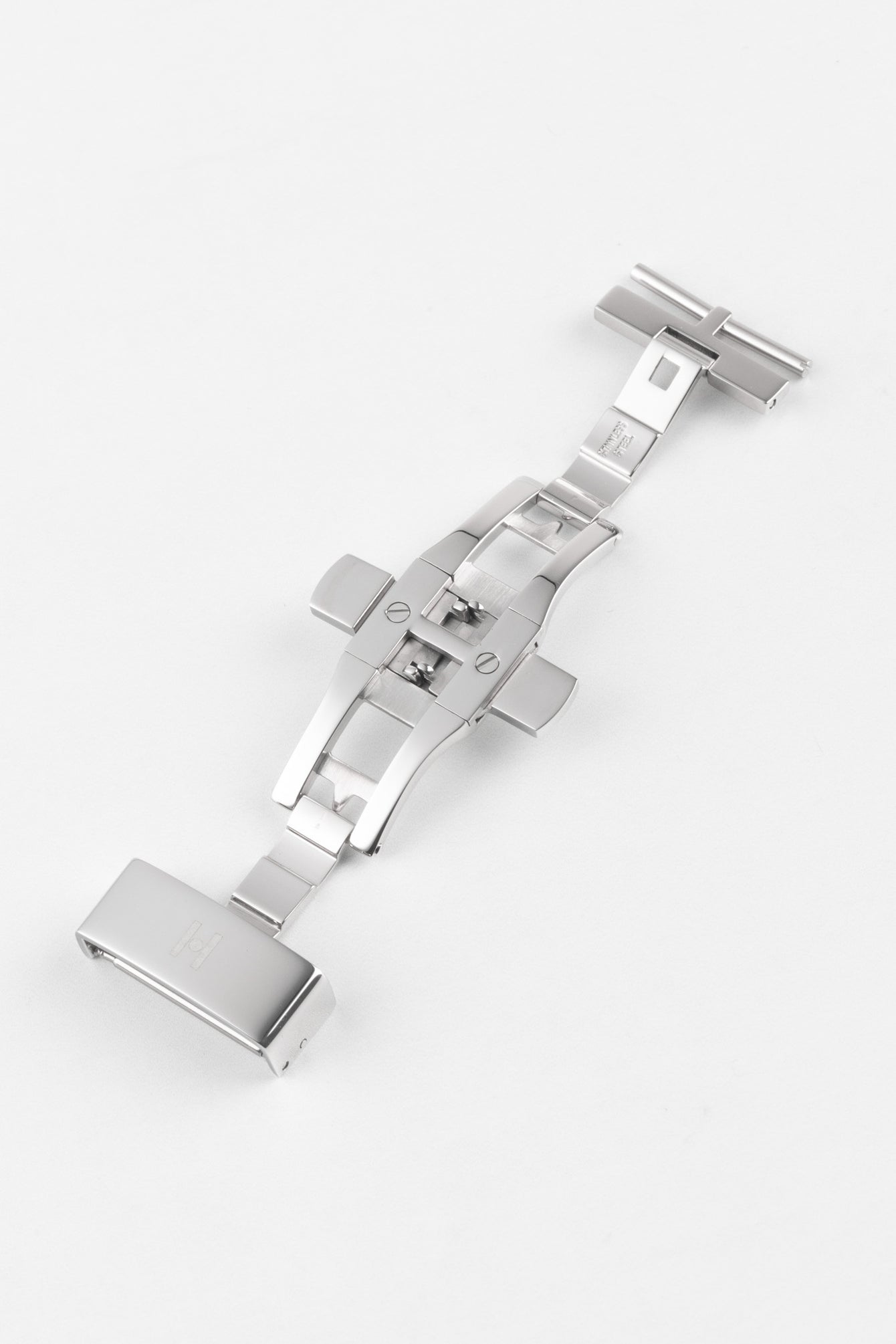 Hirsch PUSHER Deployment Clasp in SILVER