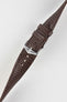 hirsch rainbow brown watch strap