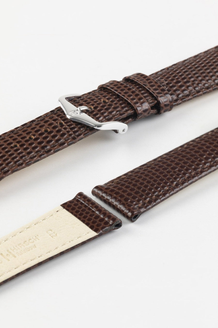 hirsch rainbow brown watch strap