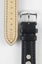 Natural leather watch strap