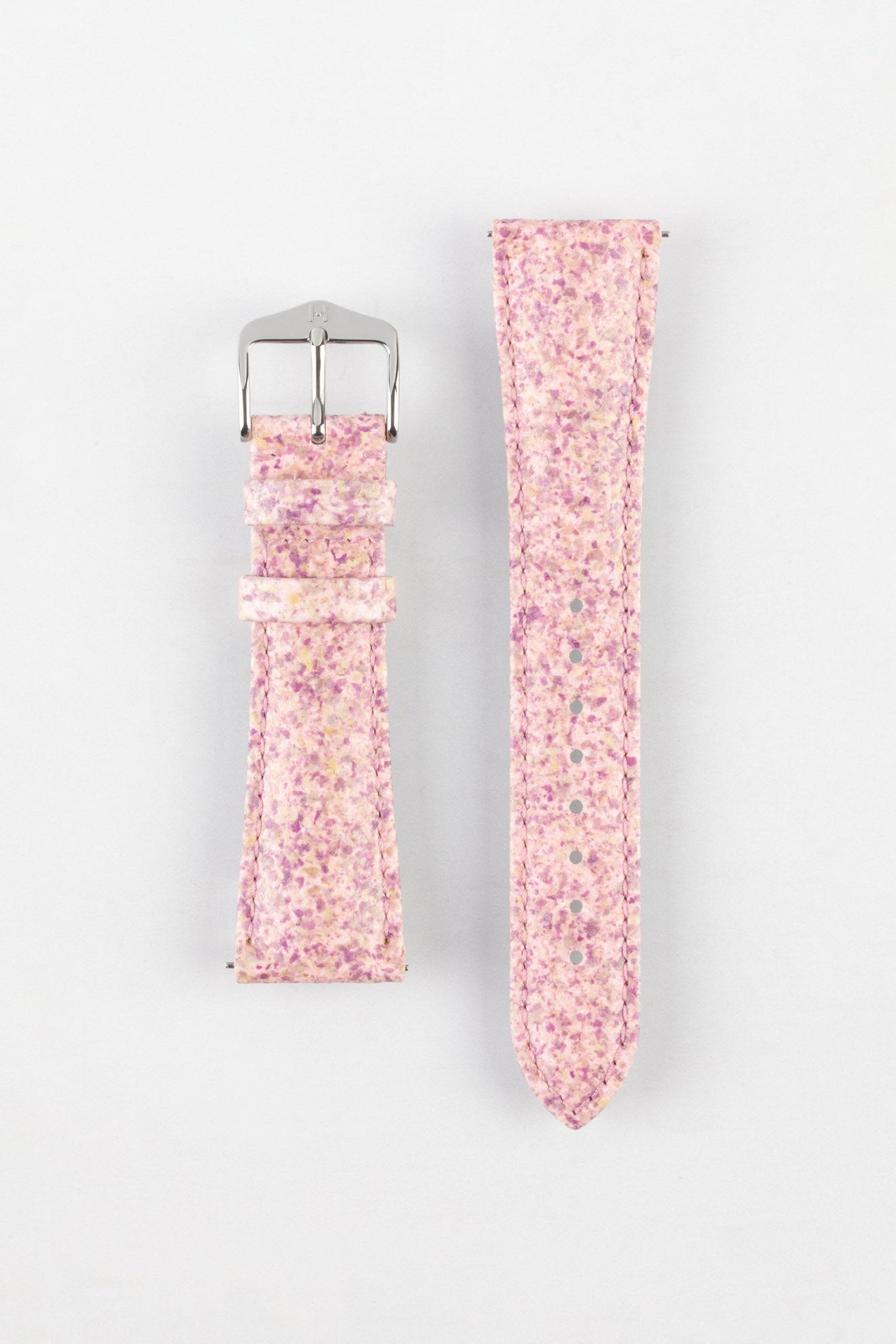 Hirsch ROSE Petal Vegan Fibre Watch Strap in PINK