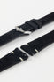 Hirsch SERRO Suede Watch Strap in Black