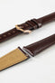 Hirsch SIENA Tuscan Leather Watch Strap in BROWN