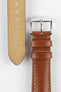 Hirsch SIENA Tuscan Leather Watch Strap in GOLD BROWN