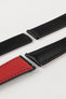 Hirsch SPEED Calfskin Deployment Watch Strap in BLACK