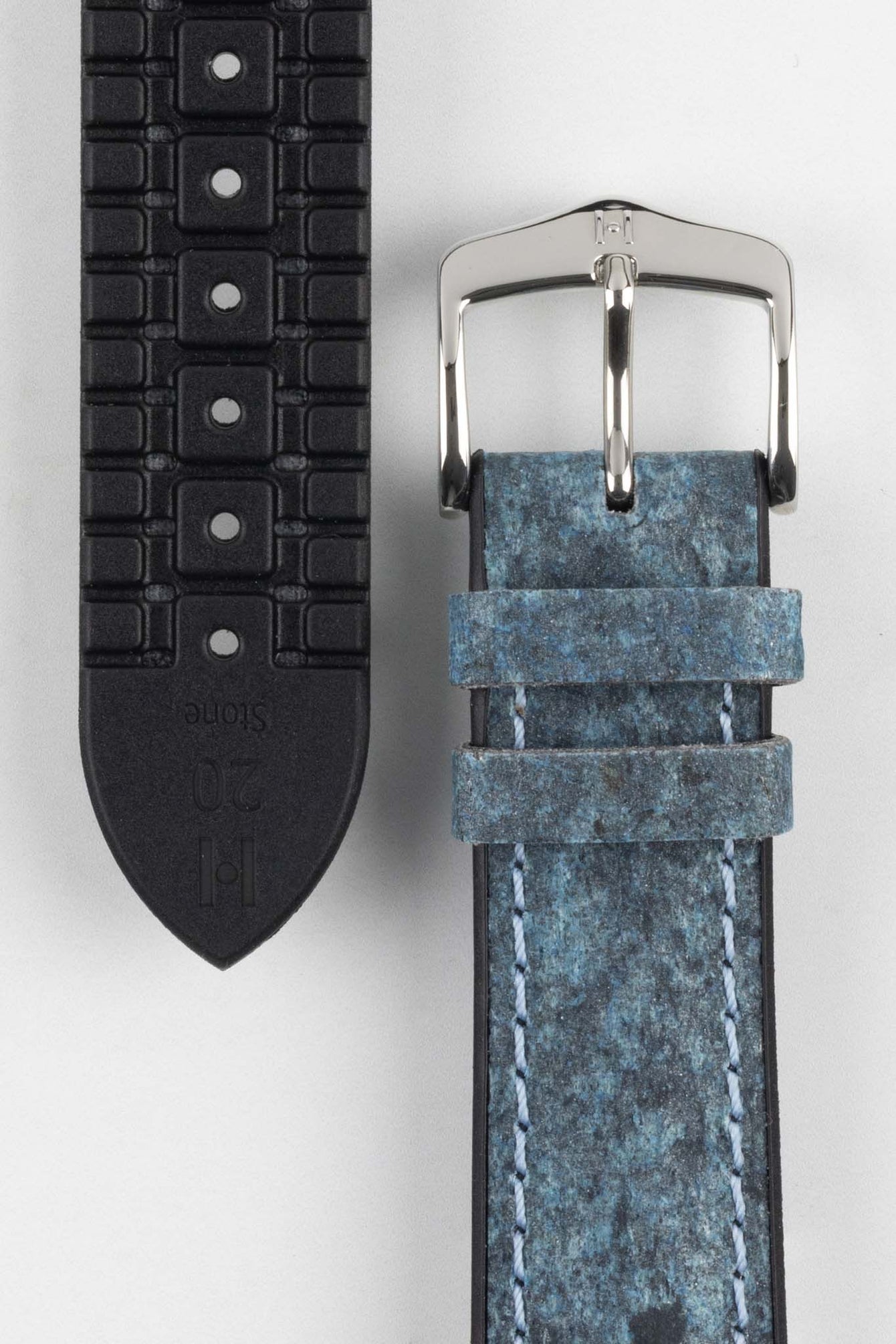 Hirsch STONE Performance Watch Strap - BLUE