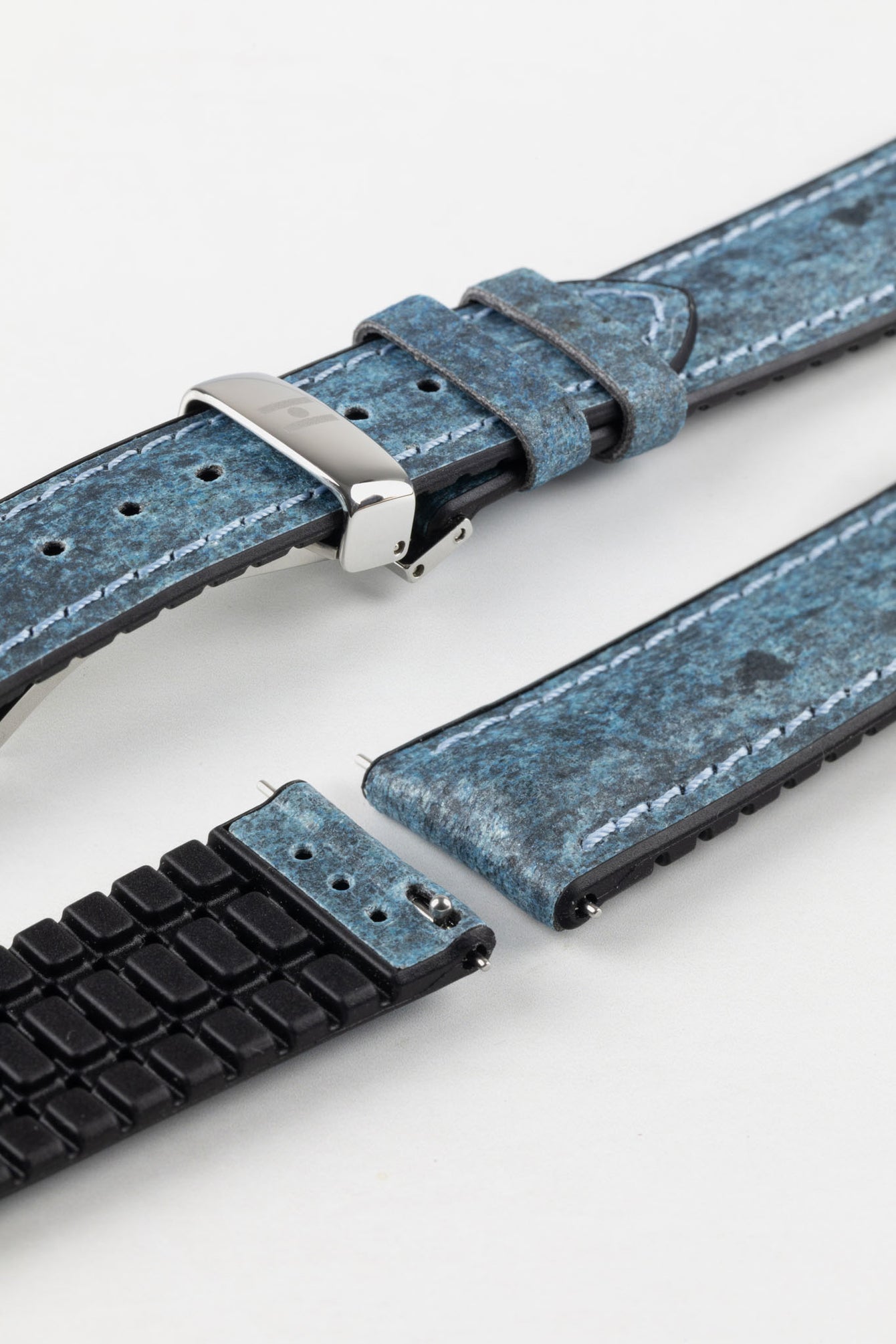 Hirsch STONE Performance Watch Strap - BLUE