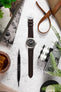 Hirsch TORONTO NQR Brown Watch strap - Calfskin Leather