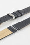 Hirsch TORONTO Quick-Release Fine-Grained Leather Watch Strap in GREY