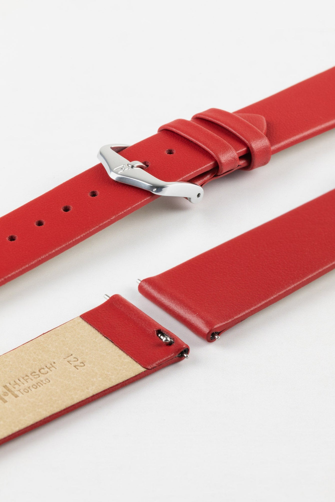 red quick release watch strap 