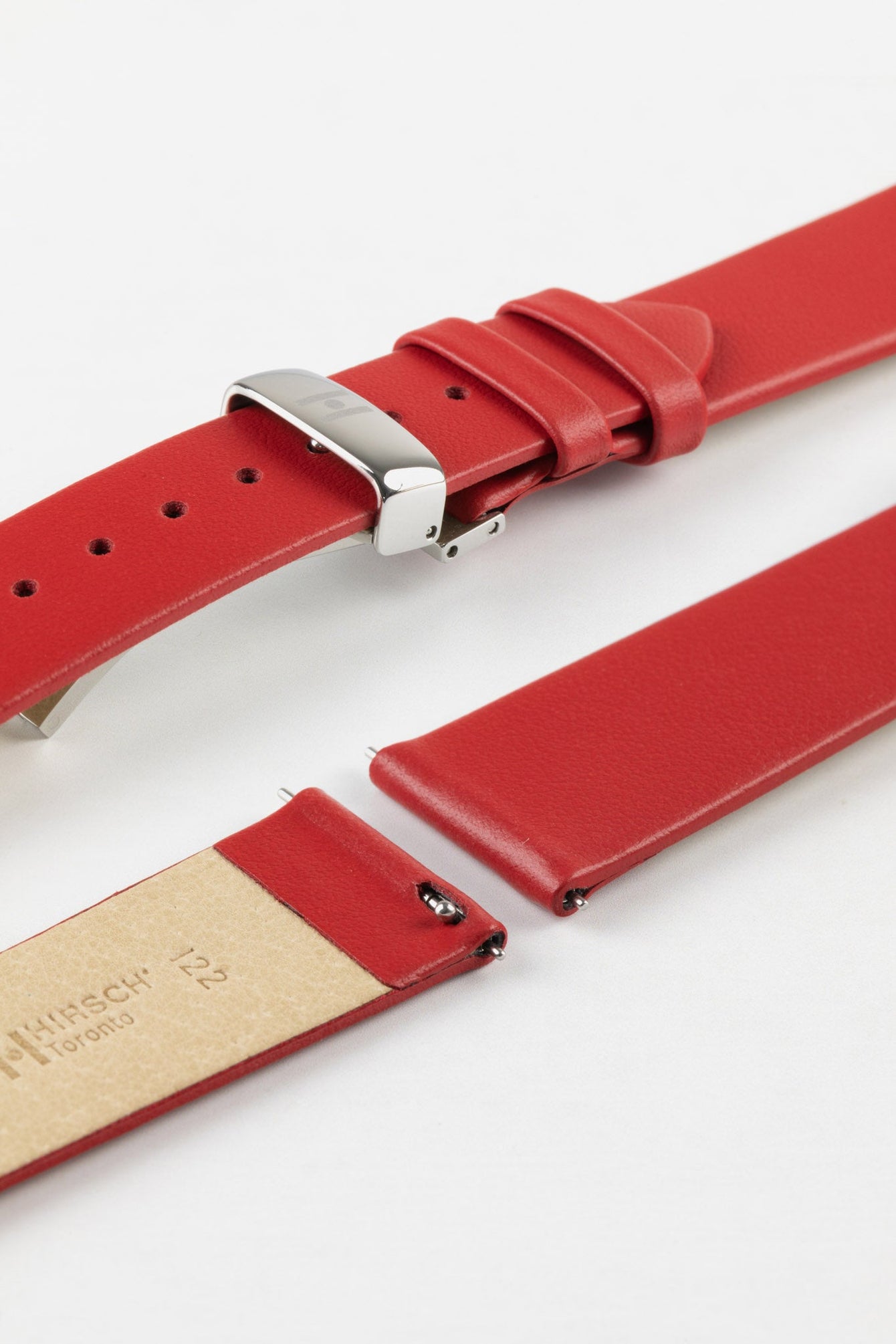 red quick release watch strap 