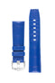 Hirsch TRITONE Padded Alligator Leather Watch Strap in ROYAL BLUE