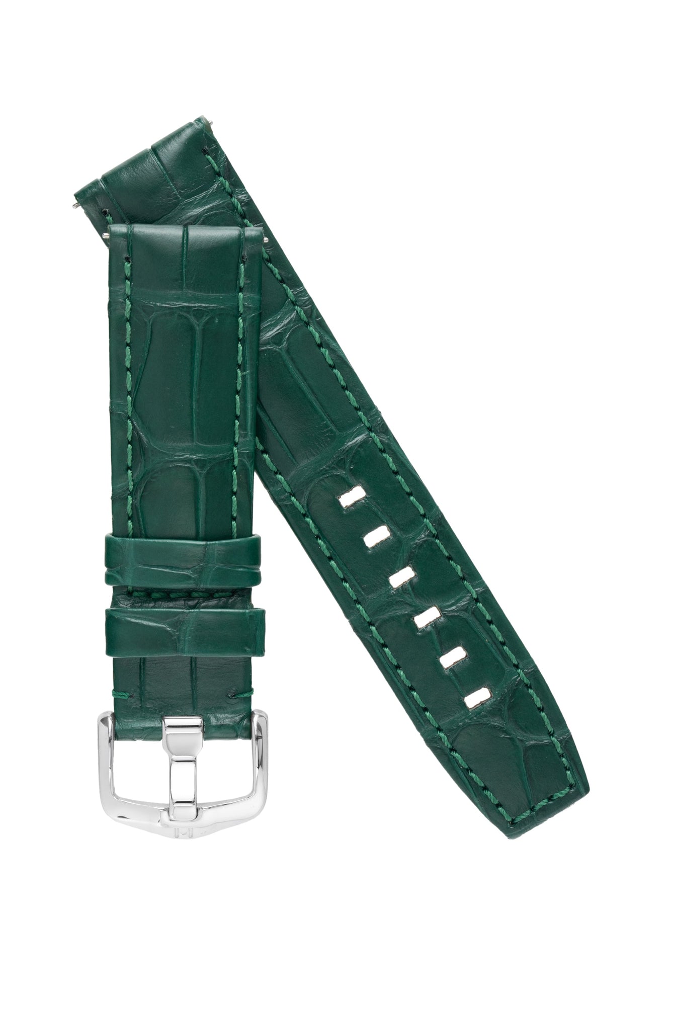 green alligator watch strap 