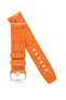 orange alligator watch strap