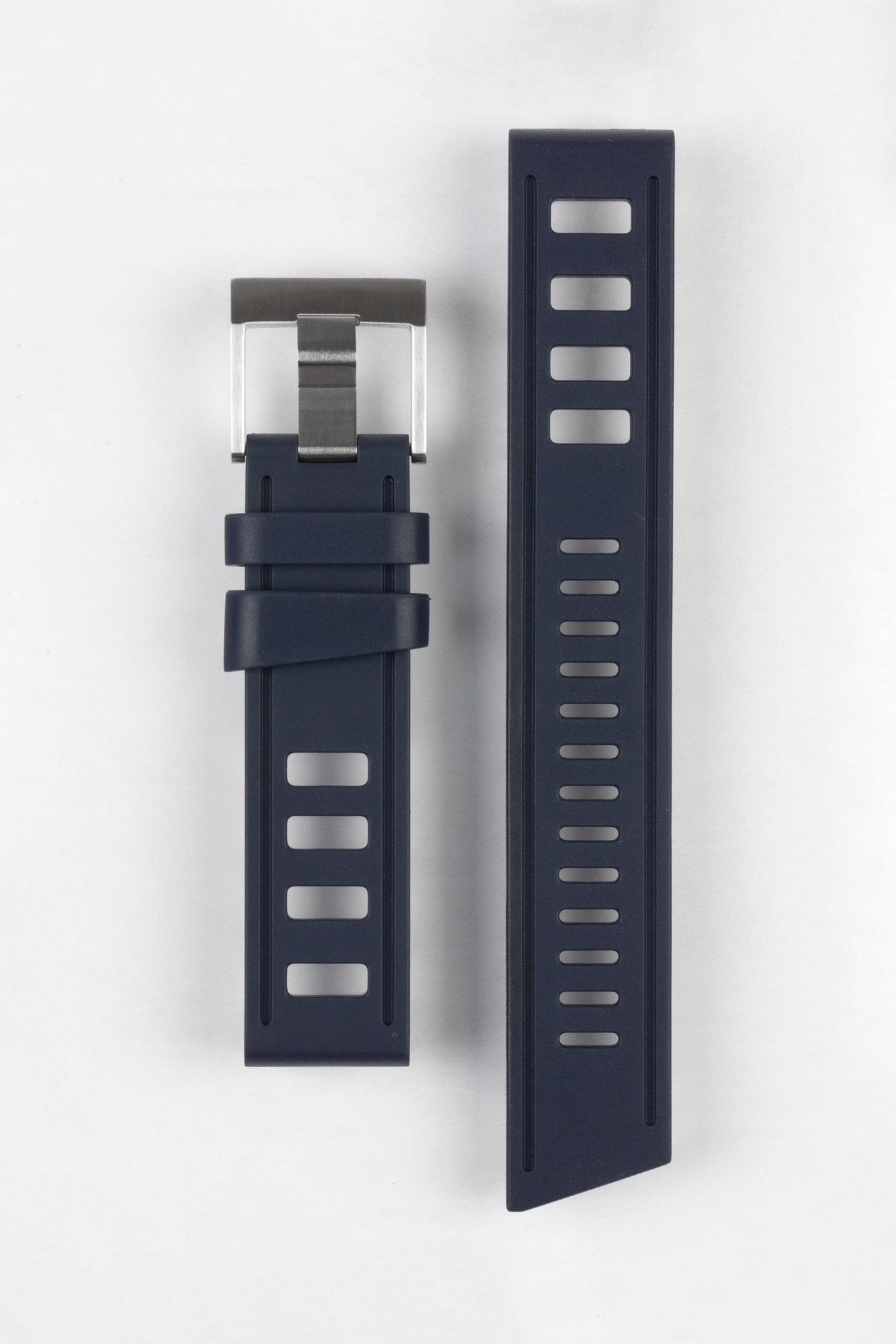 ISOfrane Rubber Dive Watch Strap in BLUE