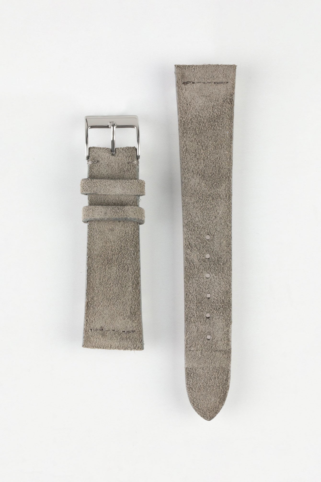 JPM Italian Suede Leather Watch Strap in SPACE GREY