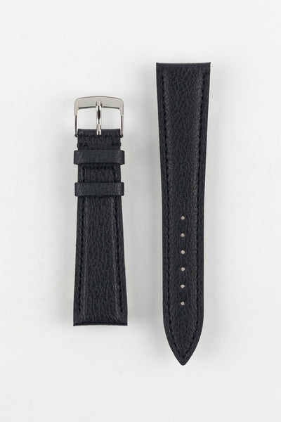 Classic Apple Fibre Watch Strap in Grained Black