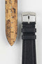 Classic Apple Fibre Watch Strap in Grained Black