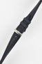 Classic Apple Fibre Watch Strap in Grained Black