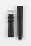 Polaris Padded Baranil Watch Strap in Black