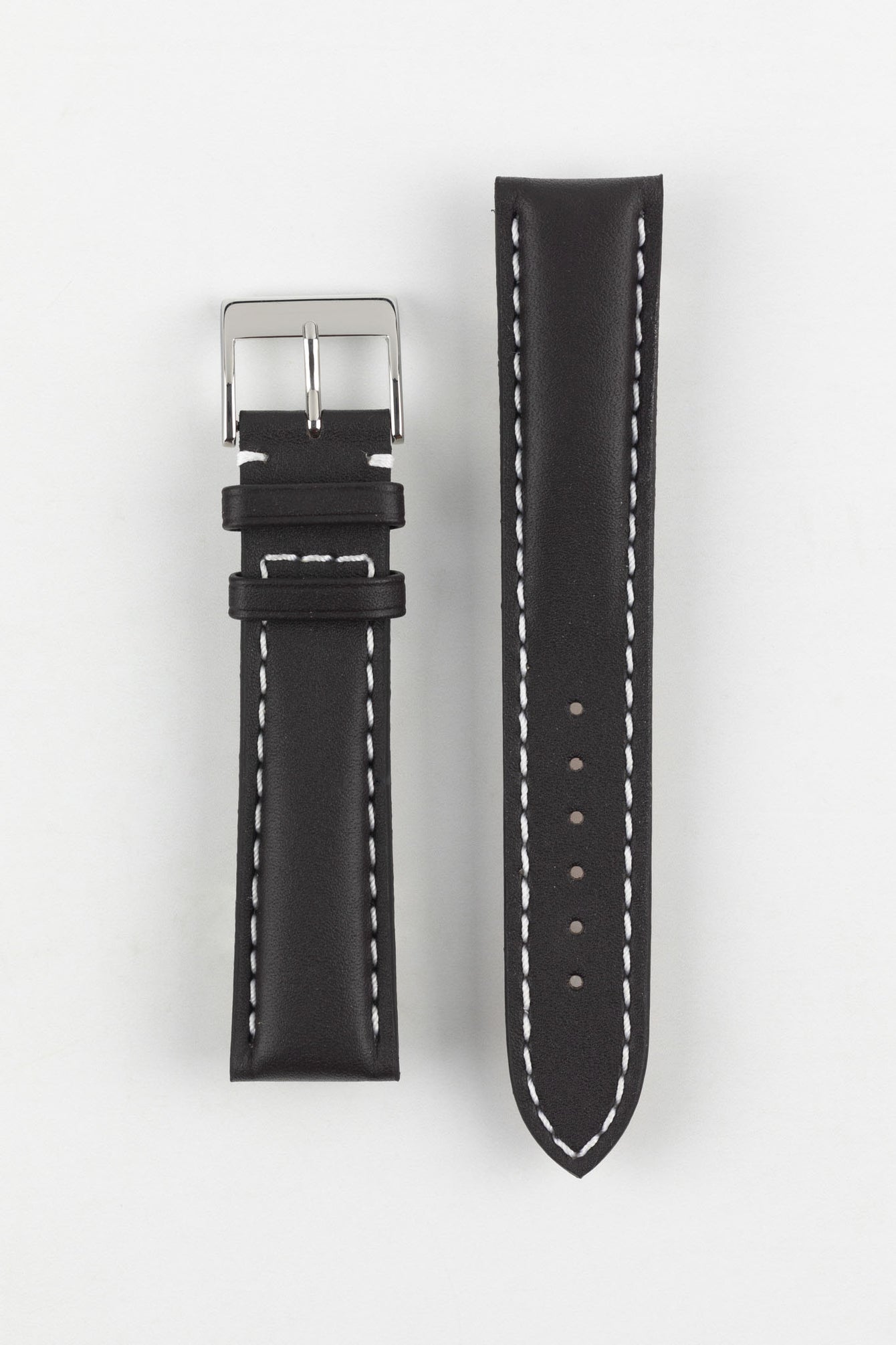 Polaris Padded Baranil Watch Strap in Brown