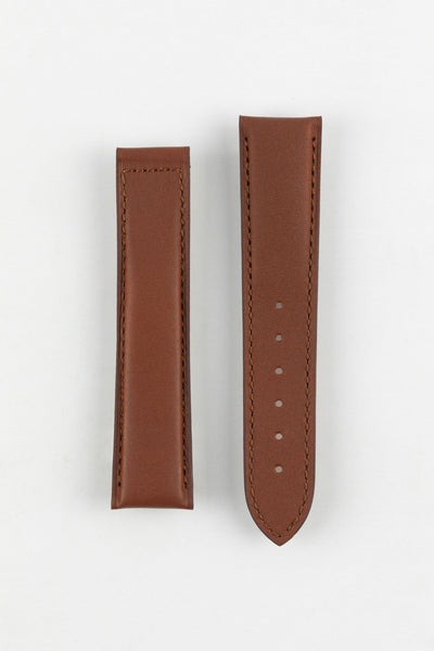 Lunar Deployment Baranil Watch Strap in Cognac