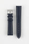 Polaris Padded Baranil Watch Strap in Navy Blue