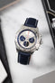 Polaris Padded Baranil Watch Strap in Navy Blue